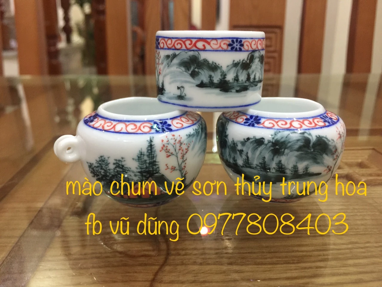 cóng mào vẽ tuyết sơn thủy