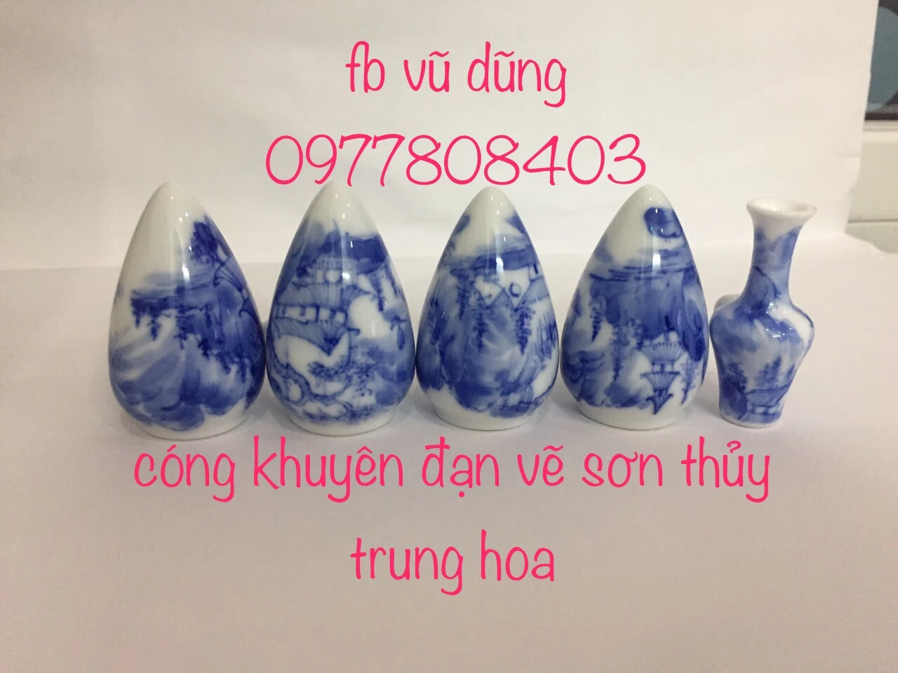 cóng khuyên đạn dài vẽ tích sơn thủy trung hoa