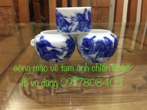 cóng mào chum vẽ tích tam anh chiến lữ bố