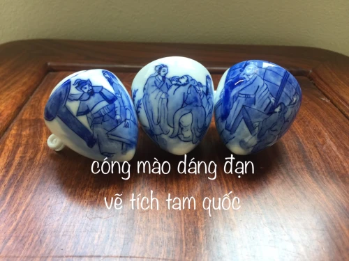 cóng mào dáng nhót vẽ tích tam quốc