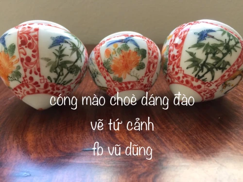 cóng mào trống vẽ tích đồng quê vn