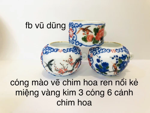 Cóng chào mào vẽ tay