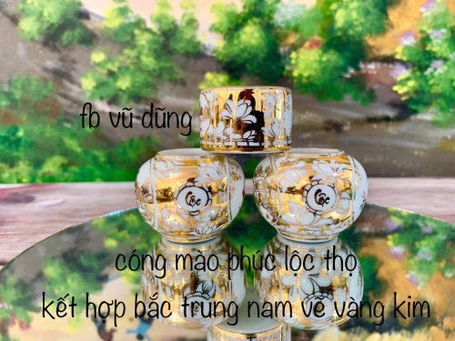 cóng mào vẽ vàng kim tích hà nội