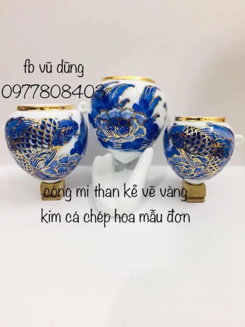 cóng mi than khướu vẽ vàng kim tích cá chép hoa mẫu đơn vẽ vàng kim