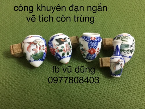 cóng khuyên đạn ngắn vẽ tích côn trùng ren