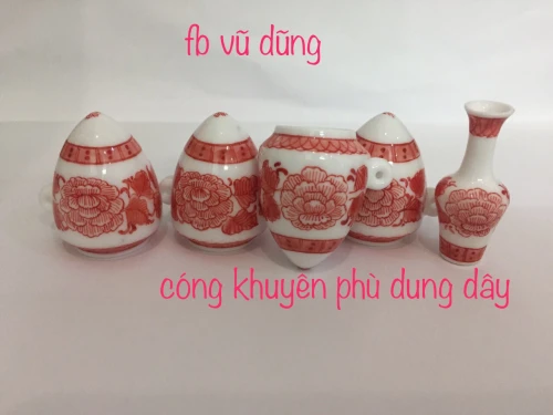 cóng khuyên đạn ngắn vẽ tích phù dung dây mực đỏ